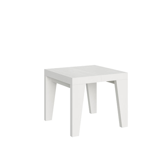 Tavolo allungabile Naxy Itamoby bianco, stile minimal e versatile, perfetto per ambienti moderni. Disponibile in diverse dimensioni.