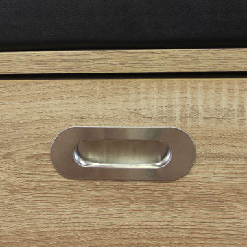 Scarpiera in legno con cuscino 60x29,5x48 cm, peso 8,35 kg