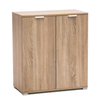 Mobiletto 2 ante in truciolare bilaminato 75x38x85 cm colore naturale