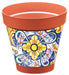 Vaso Sicilia terracotta D.14 diversi decori Vasi e fioriere Hobby Shop Solution Santo Stefano  