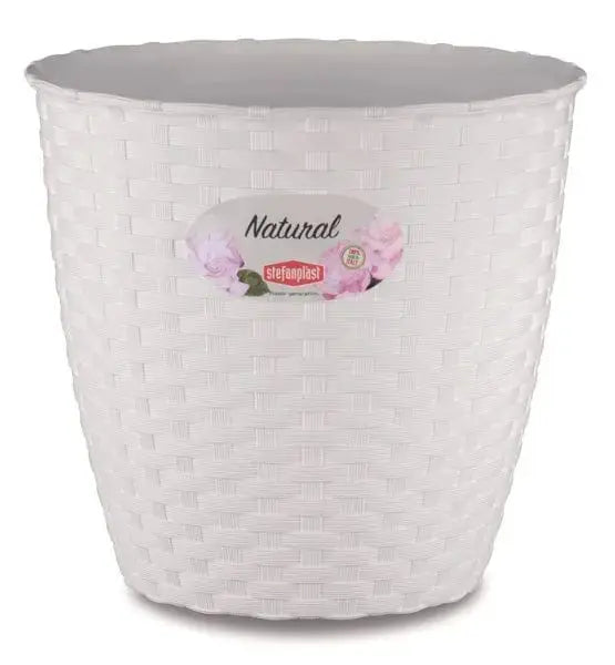 Vaso natural cm.19 diversi colori Vasi e fioriere STEFANPLAST TORTORA  