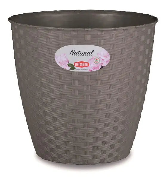 Vaso natural cm.19 diversi colori Vasi e fioriere STEFANPLAST   