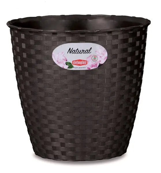 Vaso natural cm.19 diversi colori Vasi e fioriere STEFANPLAST   