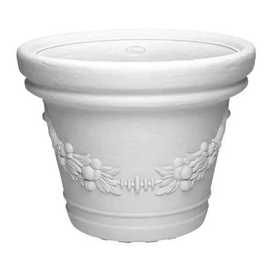 Vaso tondo d.35 festonato diversi colori Vasi e fioriere DI MARTINO TERRACOTTA  
