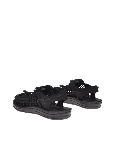 1014099 Sandalo Uneek KEEN In Camoscio E Tessuto Con Chiusura A Coulisse E Cinturino Al Tallone Sottopiede In Pelle