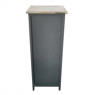 Mobiletto in legno con 4 cassetti, dimensioni 30x27,5x81 cm