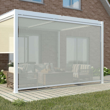 Laterale manuale in textilene per pergola bioclimatica 270x238 cm
