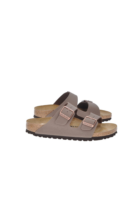 Sandalo Arizona BS Birkenstock Birko Flor Con Plantare Anatomico In Sughero E Lattice Cinture Con Fibbie Regolabili