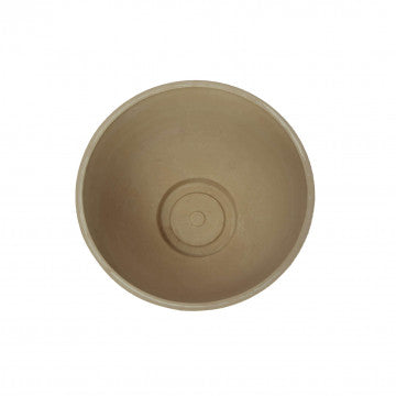 Vaso in fibra sintetica colore taupe Ø 45 cm altezza 32 cm
