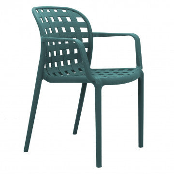 Poltrona impilabile in polipropilene - Dimensioni 58x57,5x82,5 cm