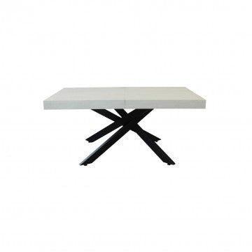 Tavolo allungabile piano MDF melaminico effetto legno 160/240 x 90 cm