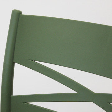 Sedia Darleen Polipropilene Verde Impilabile
