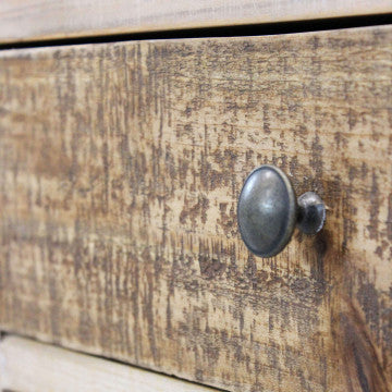 Mobile con 5 cassetti in legno colorato, dimensioni 45x35x64 cm