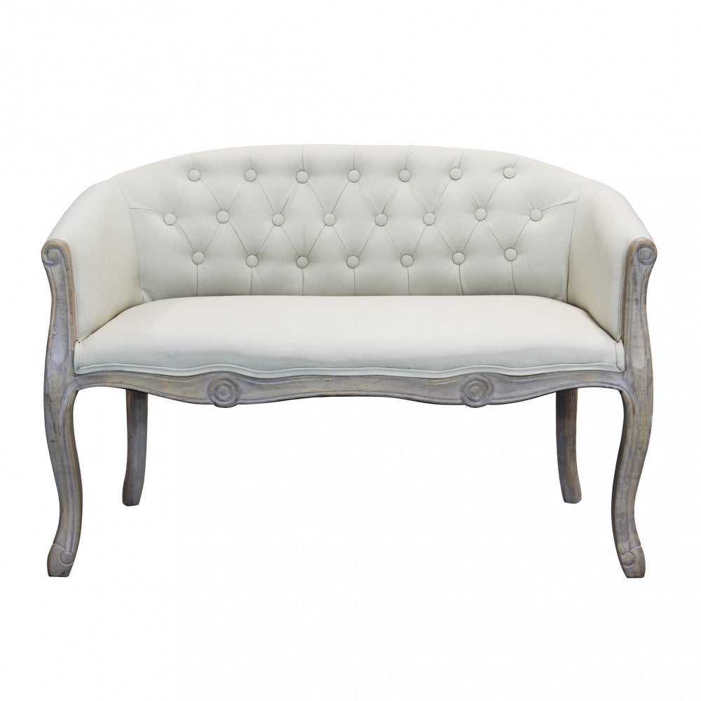 Divano elegante con capitonné in tessuto di lusso Divani Hobby Shop Solution   