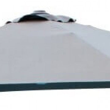Telo Plutone Poliestere Grigio con Palo Laterale 2x3 m