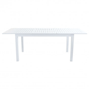Tavolo allungabile in alluminio 150/210 x 90 cm, altezza 75 cm