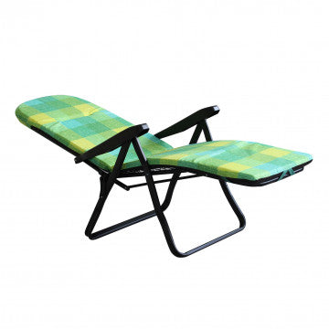 Sdraio automatica struttura acciaio tessuto multicolor scozzese