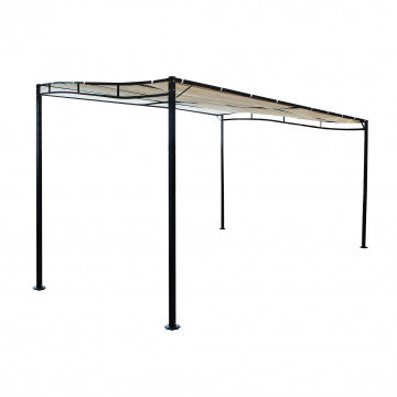 Gazebo pergola autoportante 3x4 telo poliestere 180 gr struttura acciaio