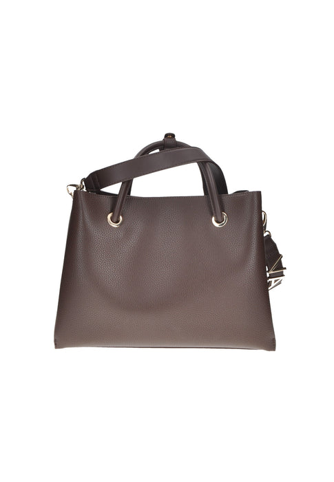Shopping Alexia In Ecopelle Con Logo Minimal Sul Frontale Valentino Bags Misure 27x35x14 Cm Tracolla Rimovibile