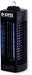 Zanzariera lanterna con lampada elettrica 7W in plastica nera, con griglia protettiva e luce blu UV, ideale per esterni e interni, SKU: ZANEL-5521