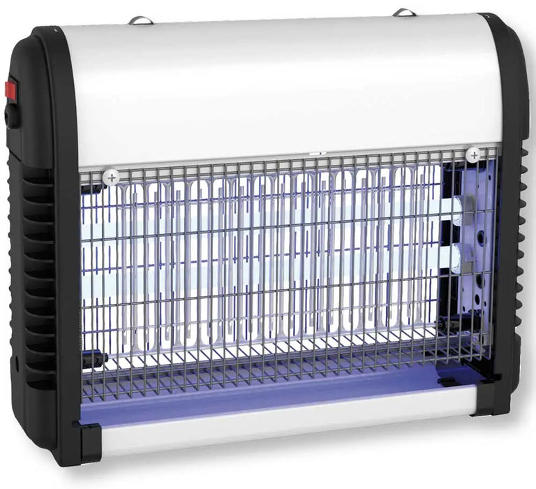 Zanzariera Elettrica ZanzaLed 2x8W – Silenziosa, Struttura Protetta in Alluminio e ABS