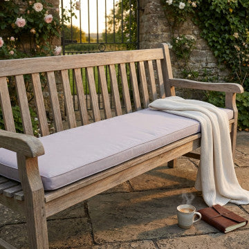 Cuscino sfoderabile idrorepellente in poliestere 150x45 cm spessore 4