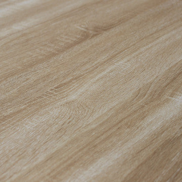 Tavolo allungabile piano melamina struttura metallo bianca 160-200x90 cm