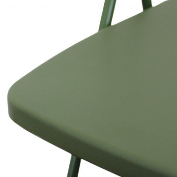 Sedia impilabile in polipropilene - 40x43x78 cm - Verde
