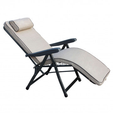 Poltrona automatica in acciaio e tessuto, dimensioni standard, peso 14,8 kg
