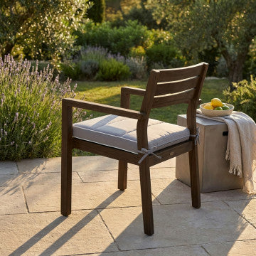 Cuscino quadrato sfoderabile in poliestere idrorepellente 40x40 cm