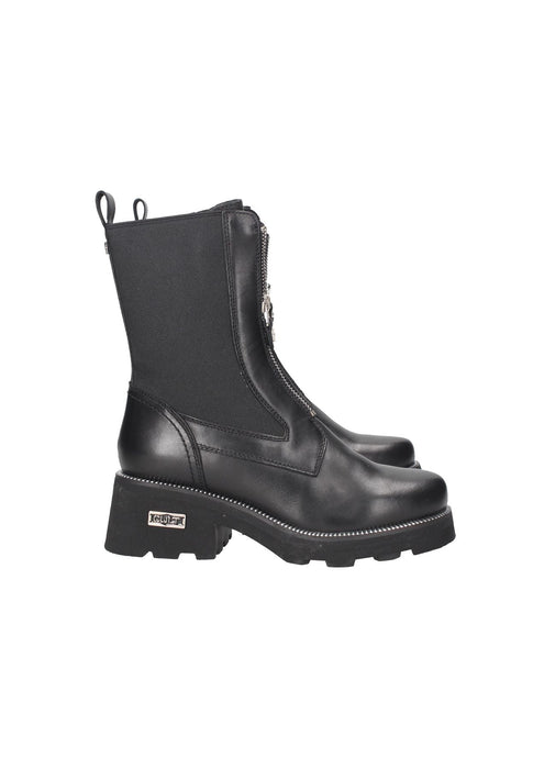 Beatles Grace 3929 Scarpe in Pelle con Chiusura Doppio Elastico e Cerniera Frontale Tacchi 6 cm