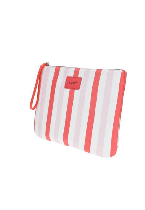 Pochette Mare Ibiza In Tessuto Con Chiusura A Cerniera Misure 32x22x2 Cm KUVE Ideale Per Spiaggia