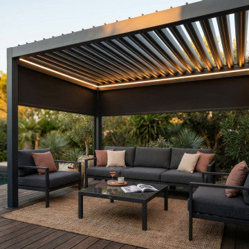Illuminazione LED Pergola Bioclimatica 4x4 Multicolore