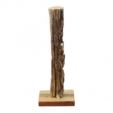 Porta bottiglie in legno di teak, dimensioni 30x30x80 cm, colore marrone