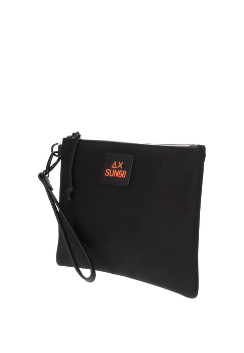 Pochette Everyday In Tessuto Con Chiusura A Zip E Tira Zip 23x16x2 Cm SUN68 Y36111