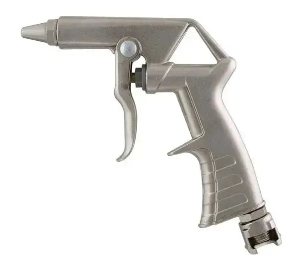 Pistola soffiaggio nichelata 25/B1 11/A con impugnatura ergonomica e attacco 11/A, ideale per aria compressa in ambito hobbistico e professionale.