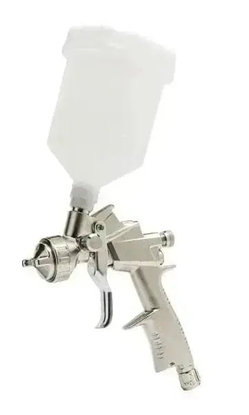 Aerografo per verniciatura F1/N/S 15 11/A con serbatoio in ABS da 500 ml e ugello da 1,5 mm, ideale per lavori di precisione su superfici.
