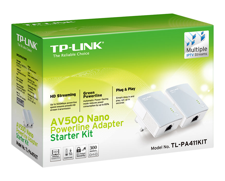 TP-Link Powerline AV600 Kit Adattatore di Rete