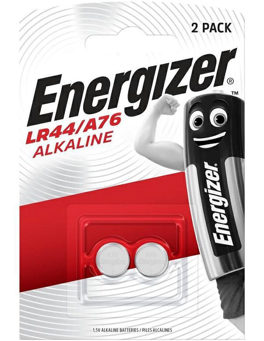 Pile Bottone Alcaline LR44 2 Pezzi Energizer