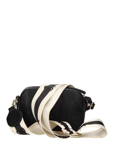 Valentino Bags Borsa A Tracolla Pansy In Ecopelle Con Chiusura Cerniera Due Tracolle Tessuto Ed Ecopelle 21x13x7 Cm