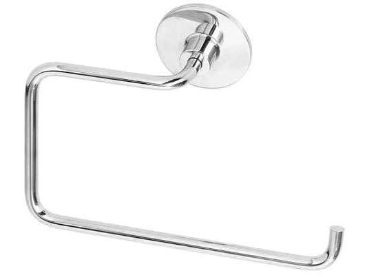 Portasalviette ACC/ABS ADES-VITI in acciaio cromato con fissaggio a parete, ideale per arredo bagno moderno e funzionale.