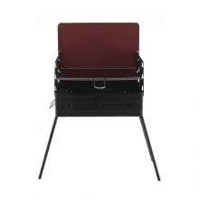 Barbecue a Valigetta 40x30x72h - Leggero, Portatile, Griglia Regolabile