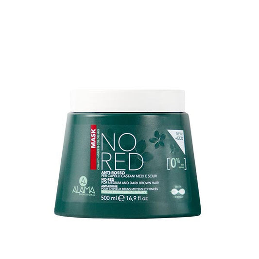 ALAMA NO RED MASCHERA ANTI-ROSSO CAPELLI CASTANI 500 ML