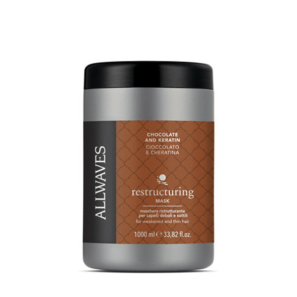 ALLWAVES MASCHERA RISTRUTTURANTE CIOCCOLATO+CHERATINA 1000 ML