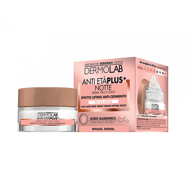 DERMOLAB ANTI ETA PLUS + CREMA VISO E COLLO NOTTE 50 ML