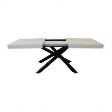 Tavolo allungabile piano MDF melaminico effetto legno 160/240 x 90 cm