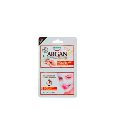 EQUILIBRA ARGAN MASCHERA VISO MONODOSE 2 X 7.5 ML