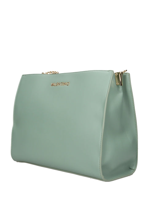 Valentino Bags Borsa A Spalla Hira In Ecopelle Con Chiusura Doppia Cerniera Calamita Tracolla 32x25x14 Cm