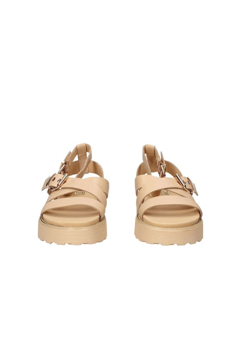 Sandalo Ziggy 3442 In Pelle Cult Chiusura Incrociata Frontale Cinturino Alla Caviglia Suola Gomma Con Para Alta 5 Cm