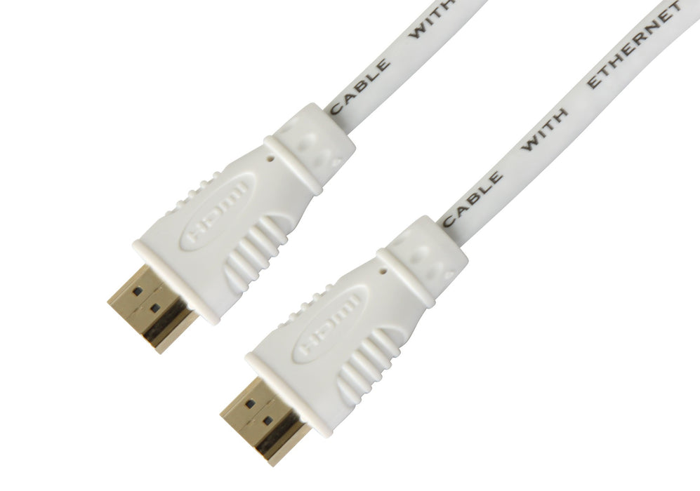 Cavo HDMI 0,5 m Terminali Oro 4K Bianco